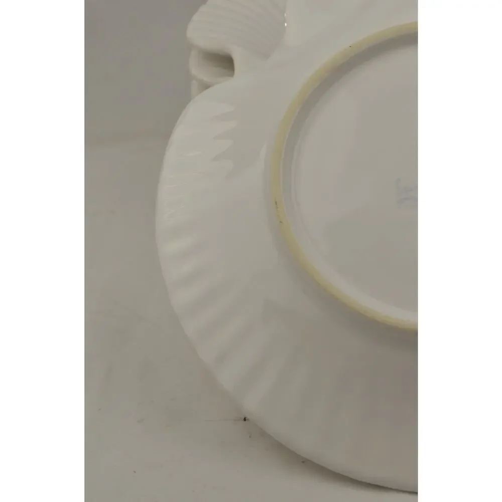 Sea La Table Portugal White Seashell Scallop Dinner Plates 10